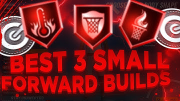 NBA 2K21 INSANE SMALL FORWARD BUILDS with 60+ badge upgrades!