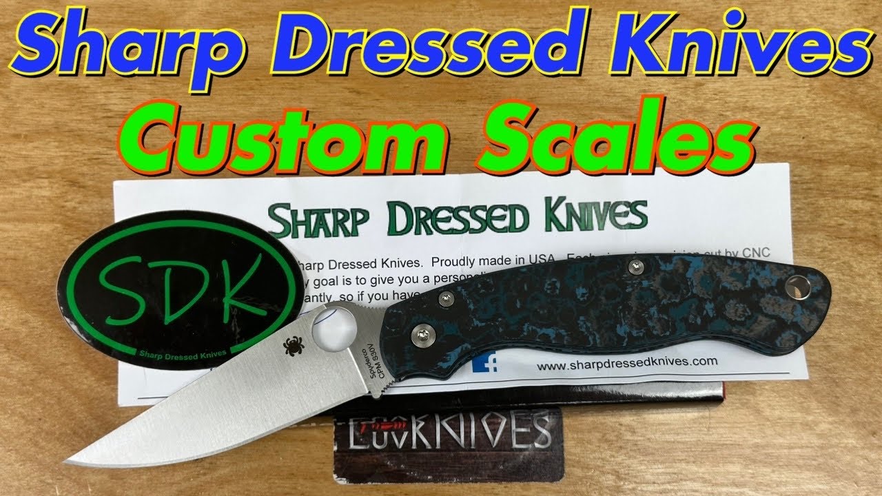 Sharp Dressed Knives Spyderco Military 2 Custom Scales !! Get your