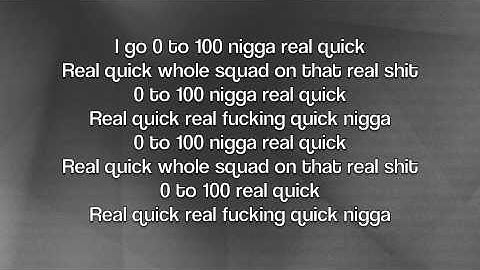 Drake - 0 to 100 // The Catch Up (Lyrics On Screen)