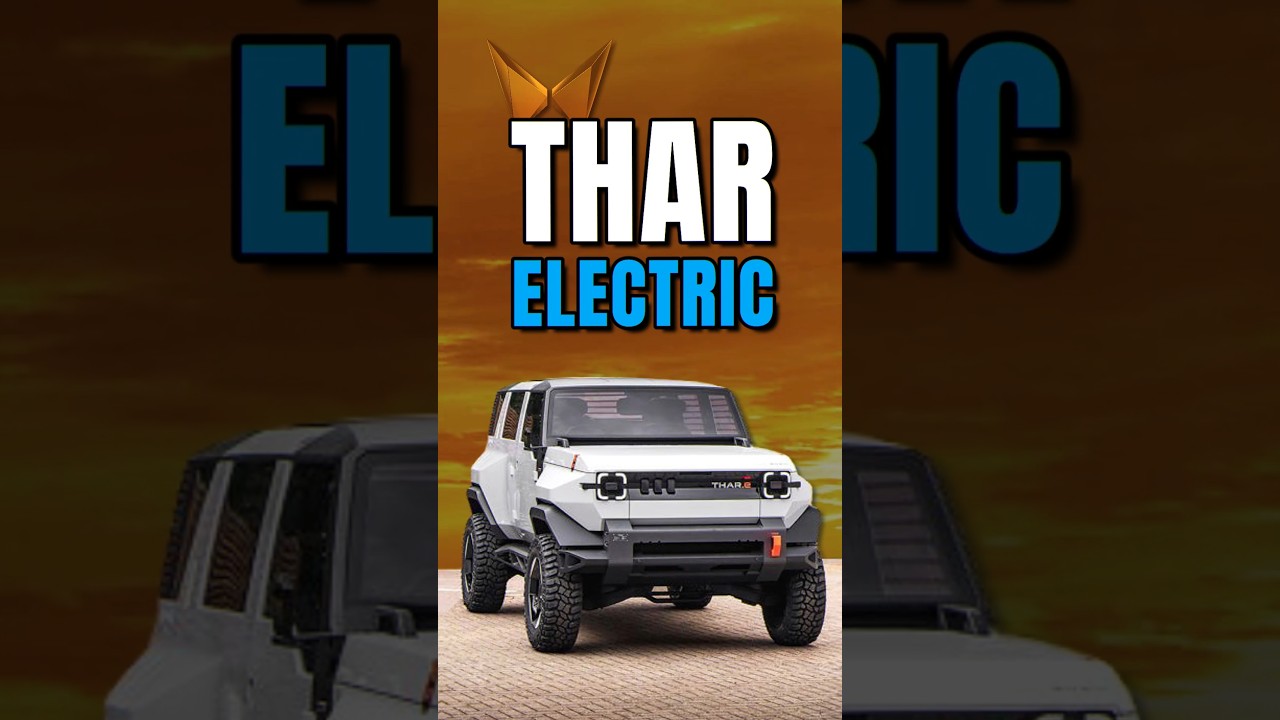 Mahindra's New Electric Thar!!
