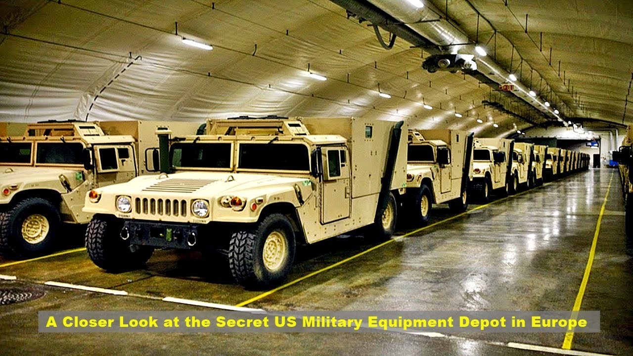 A Closer Look at the Secret US Military Equipment Depot in Europe