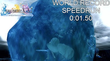 FF X HD Remaster Spherimorph [WR] Speedrun 0:01.50 [WORLD RECORD]