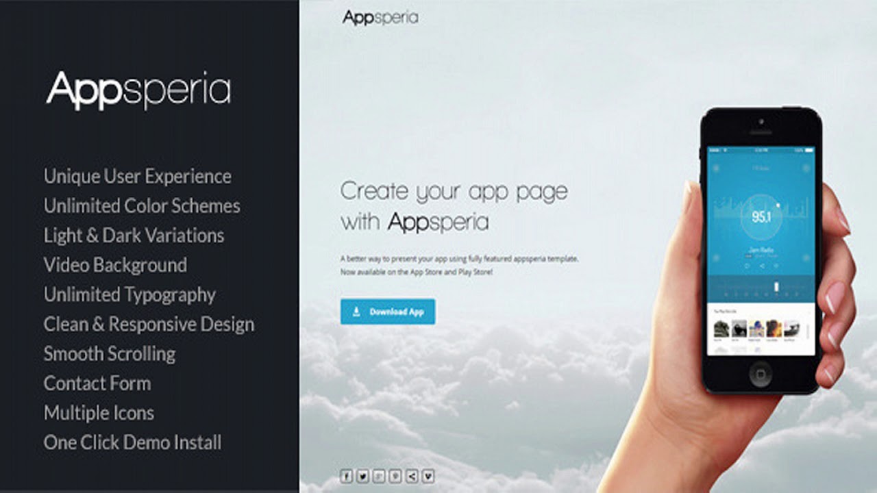 AppSperia - WordPress App Landing Page | Themeforest Website Templates and Themes