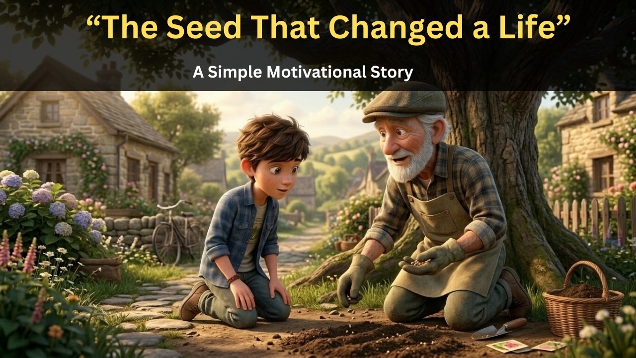 Learn English Through Story 🌱 | The Seed That Changed a Life | Easy English Listening Practice