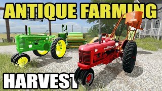 FARMING SIMULATOR 2017 | ANTIQUE HARVEST + PICKING CORN W/ MODEL A & FARMALL 300 screenshot 4