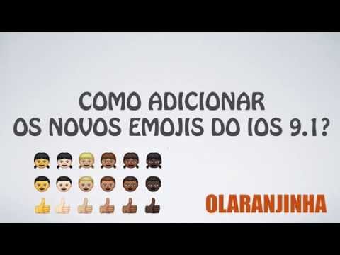 Como colocar os novos Emoji do iOS 9.1 no iOS 7.1.2, 8.4 e 9.0.2 !