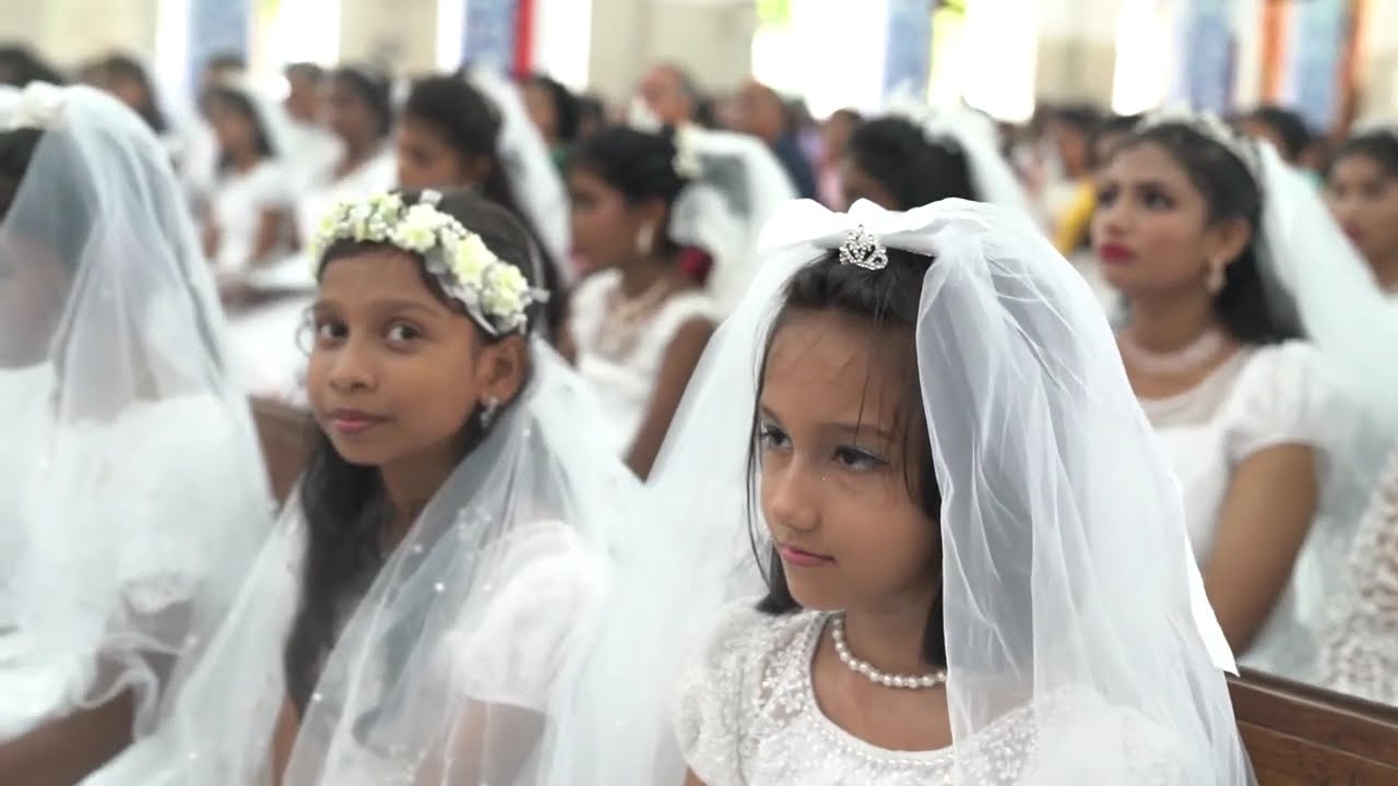 FIRST HOLY COMMUNION 2023 (English) at Our Lady of Lourdes Shrine Perambur, Chennai - 600011.