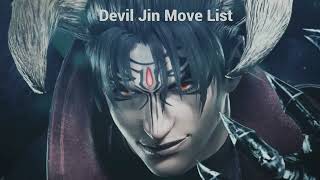 TEKKEN 8 Launch - Devil Jin Move List