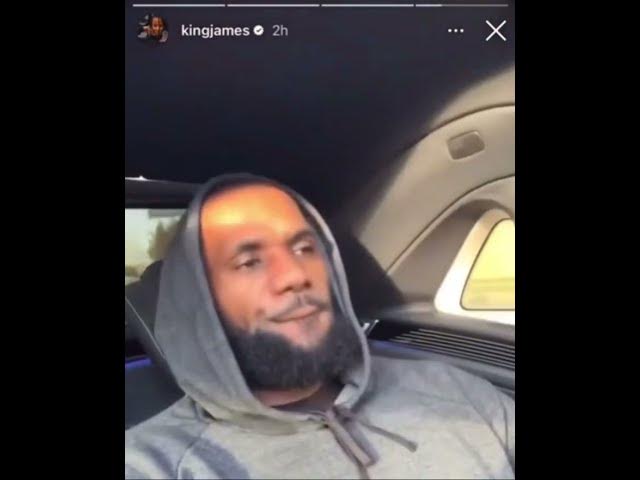 Lebron James Bumping Ken Carson On His IG Story