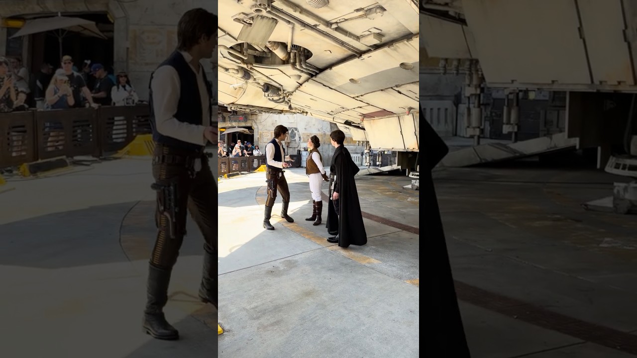 Luke, Leia, and Han Together in Star Wars: Galaxy’s Edge! 🌌✨