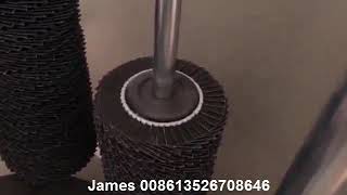 Flexible flap disc back side glue machine