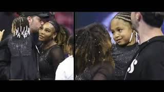 This will make you cry🥰| Serena William's daughter OLYMPIA cheering her mum on at her last U.S Open