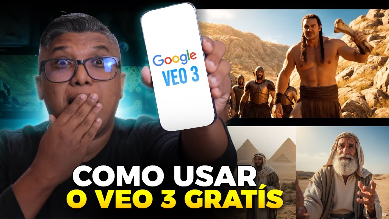 COMO ATIVAR e USAR o GOOGLE VEO 3 de GRAÇA por 30 DIAS! [PASSO A PASSO ...