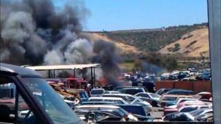 Pick your Part Junk Yard Fire
