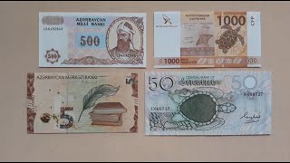 Currency French Polynesia, Seychelles, Azərbaycan (Unc)