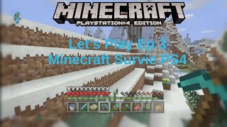Survival Let's Play - Ep3: The map save is corrupted! (Minecraft PS4)