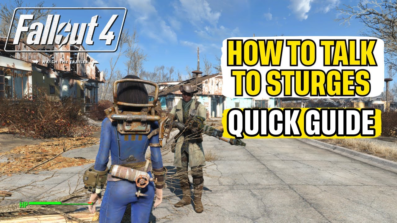 How to Talk to Sturges Fallout 4 Quick Guide