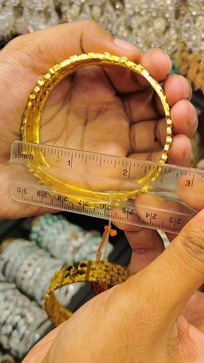 Churi size mapben ki kore /how to measure your bangle size? #tiktokbangladesh #jewellery #mirpur10