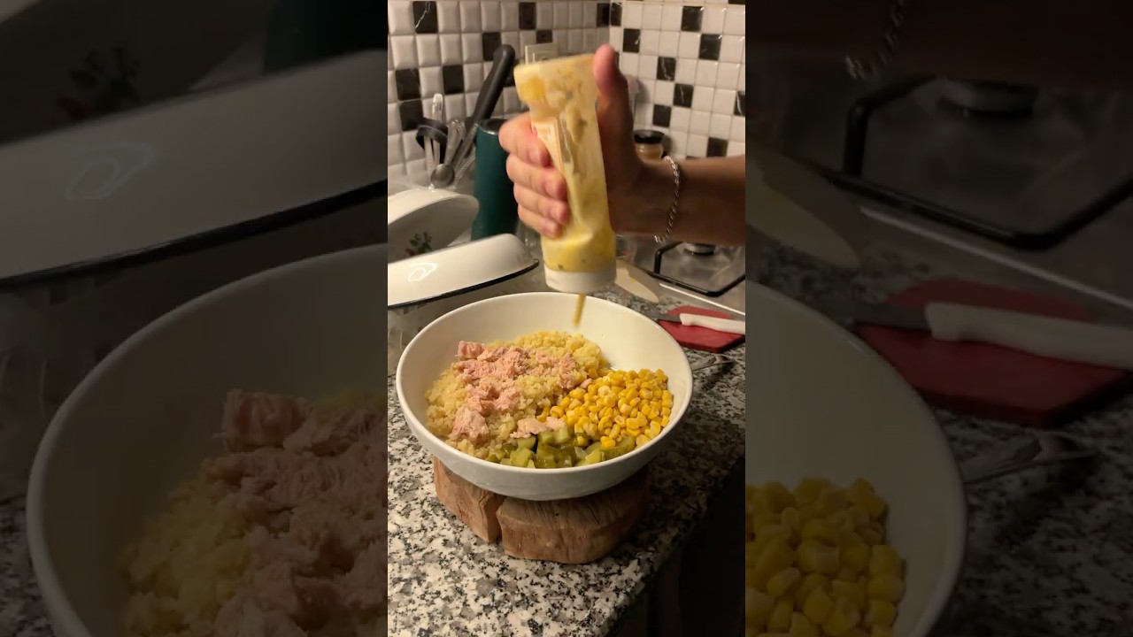 Hem doyurucu hem pratik: Ton Balıklı Bulgur Salatası! 😋 Hem doyurucu hem pratik: Ton Balıklı Bulgur Salatası! 😋