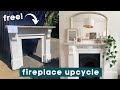 Upcycling a FREE fireplace mantel for my Victorian home