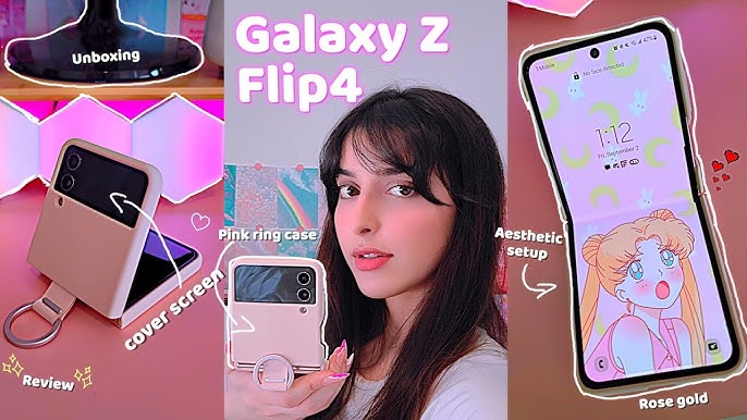 Decorating My Galaxy Z Flip 4 Cases + Accessories 💕 Cute Flip