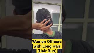 How to Make a Bun | SSB Girls Candidate Hair Style | Hair Standards for Women Officer’s #ssb #shorts screenshot 5