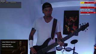 Riptide by Beartooth (Bass Cover)