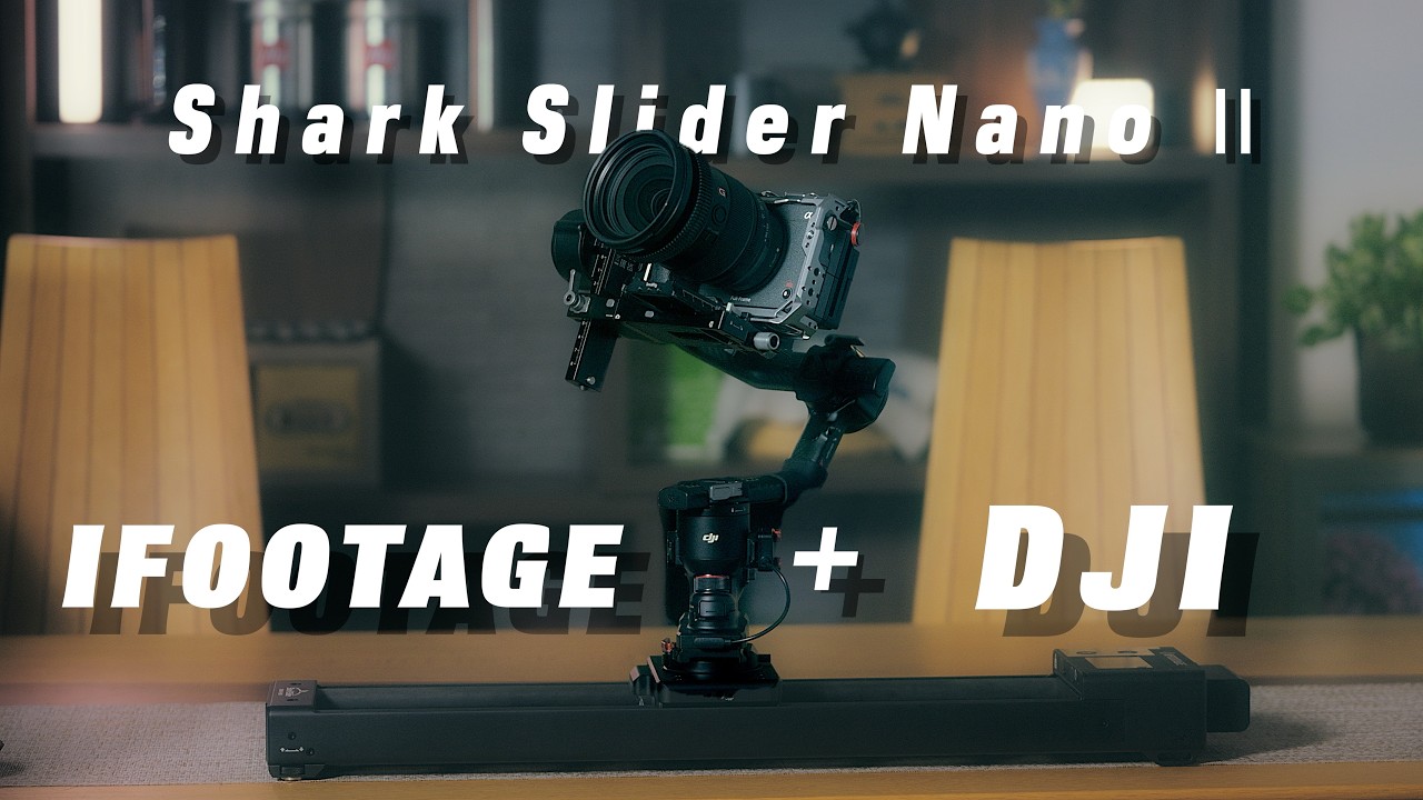 IFOOTAGE + DJI | DJIのジンバルと連動できる電動スライダーが画期的すぎた！！