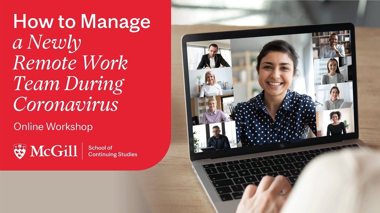 How to Manage a Newly Remote Work Team During Coronavirus - YouTube