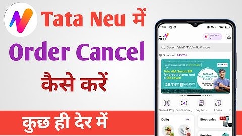 Tata Neu me Order Cancel Kaise Kare 2024 | How to Order Cancel In Tata Neu 2024