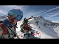 Guided freeride tour on Kaunertal glacier