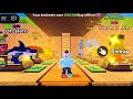 I’m playing Kick a Lucky Block in Roblox