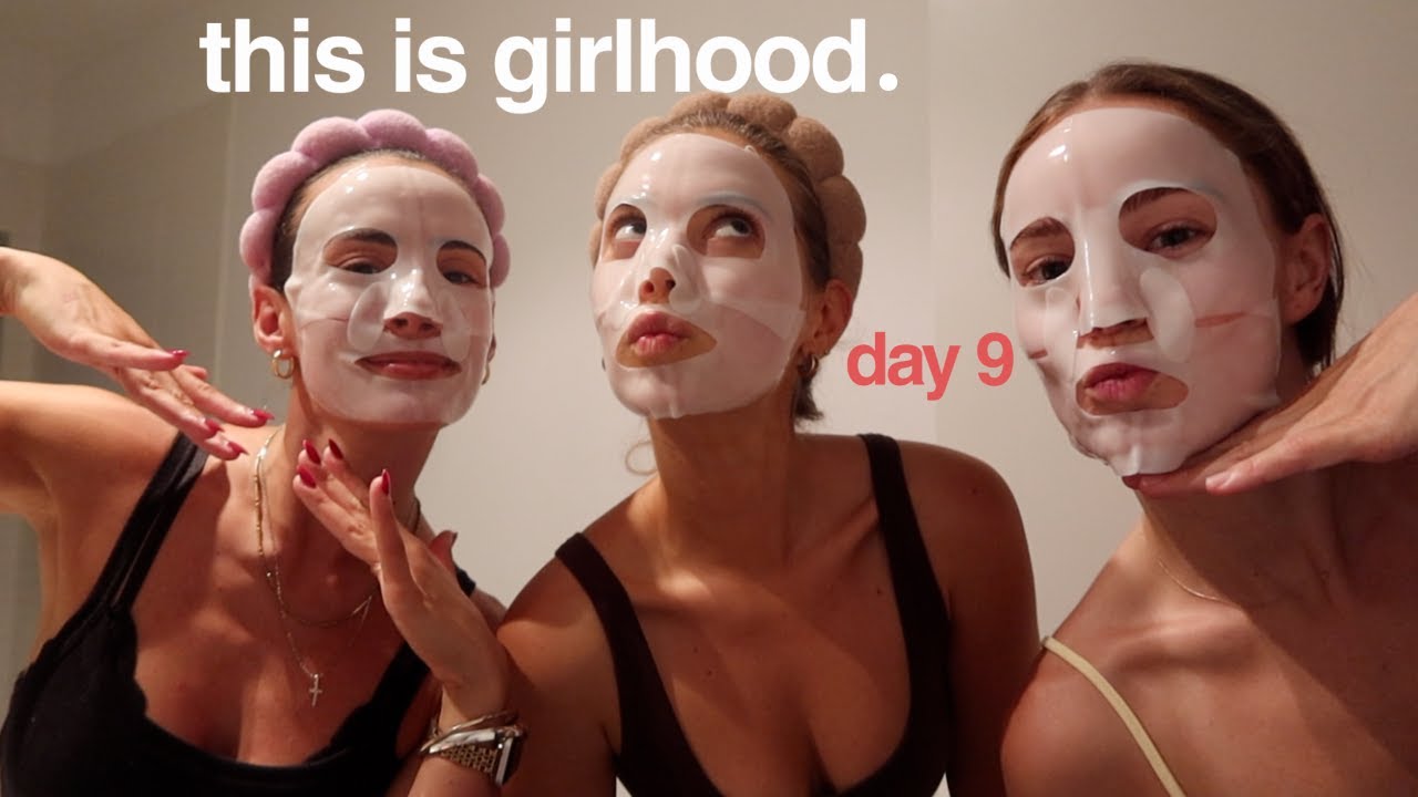 japan skincare haul, sock curl tutorial + girls night - vlogmas day 9