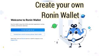 How to create Ronin Wallet screenshot 2