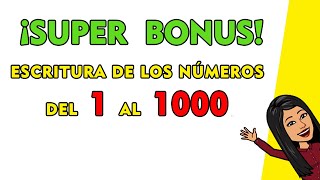 [EL MEJOR video] 🎬Números del 1 al 1000 EN ESPAÑOL 🤗- Numbers 1 to 1000 in Spanish - ESCRITOS🛑⭐