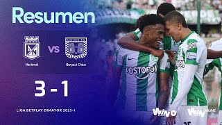 Nacional vs. Boyacá Chicó (resumen y goles) | Liga BetPlay Dimayor 2023-I | Fecha 18