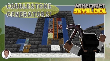 Most Efficient Cobblestone Generators Step-by-Step Tutorial! [NeoNetwork Skyblock Guides]