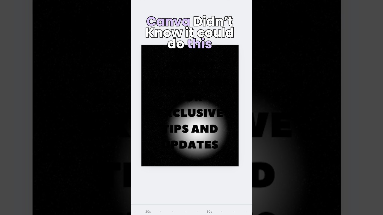 Flashlight Animation in Canva 🔦 