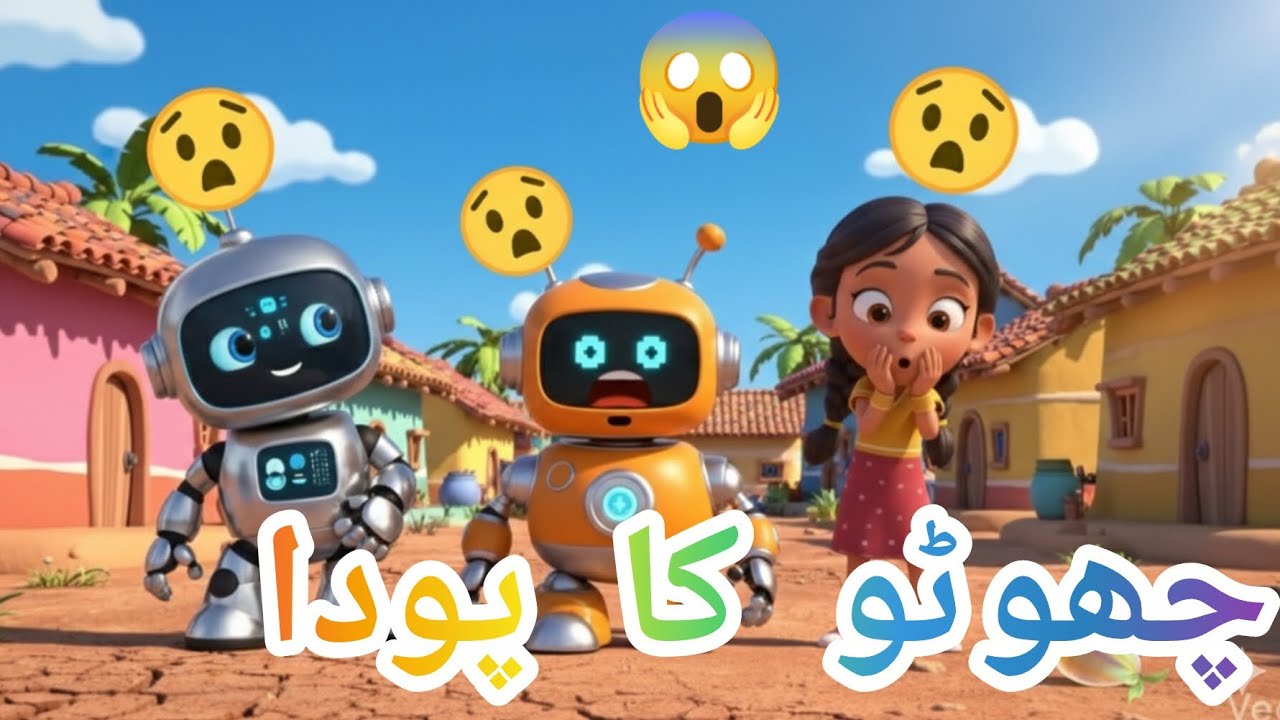 Chotu Robot aur Jadoo Ka Beej | Emotional Cartoon Story in Urdu | 1 Minute Short Film