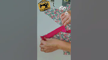 أسهل وأسرع طريقه لعمل فتحة رقبه على شكل V فنش روعه وبسيط للمبتدئين 