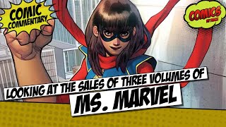 A look at the sales of three volumes of the Ms  Marvel comic book