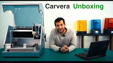 Unboxing of the CARVERA cnc machine!