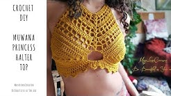 Crochet halter top TUTORIAL 2017 ~ DIY crochet top - Durasi: 41.16. 