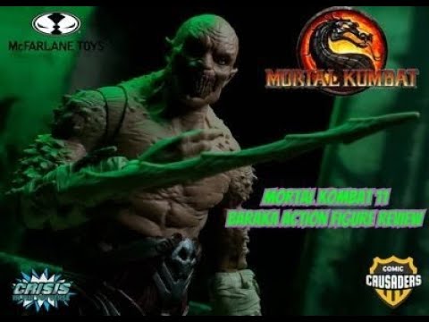 McFarlane Toys BARAKA Mortal Kombat 11 Action Figure Review 