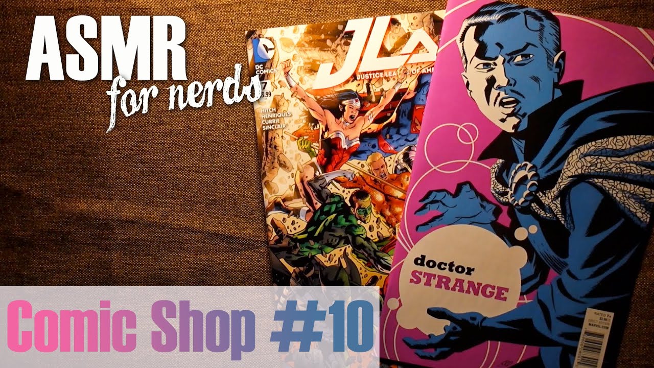 Comic Shop ASMR #10 - Whisper Comic Book Reading - YouTube
