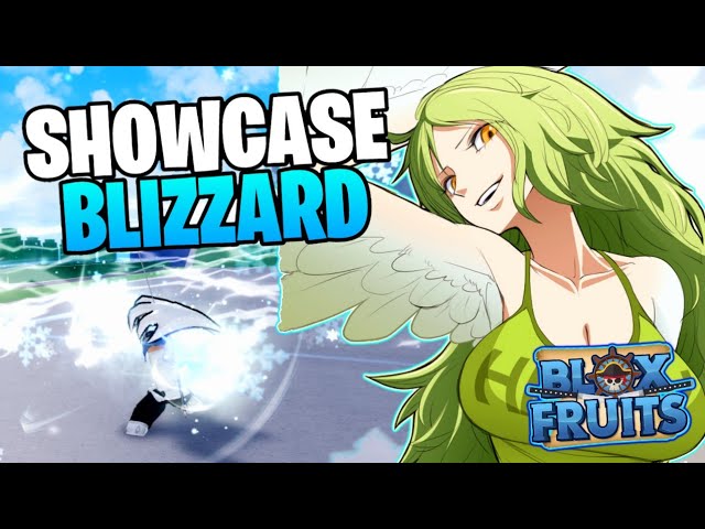 Showcase da Nova Fruta Blizzard no Blox Fruits Roblox