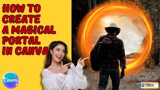 How to Create a Magic Frame Portal in Canva - Photo Manipulation screenshot 4