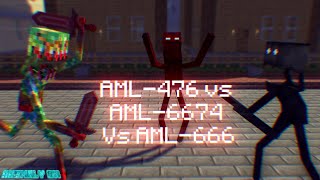 Anomaly 476 vs Anomaly 6674 vs Anomaly 666 | Minecraft Animation