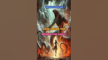 MENGERIKAN.. AZAB ORANG TAK MEMBAYAR ZAKAT #azab #zakat #akhirat