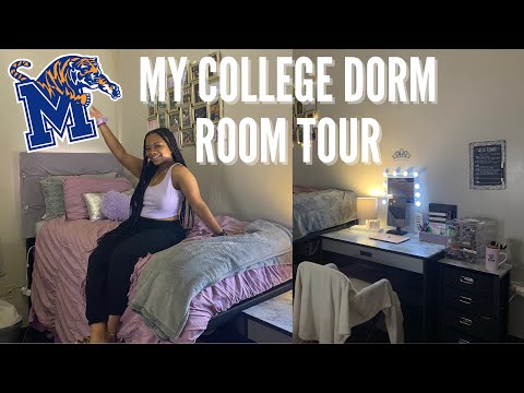 My College Dorm Room Tour | University of Memphis (fancy) | 2020